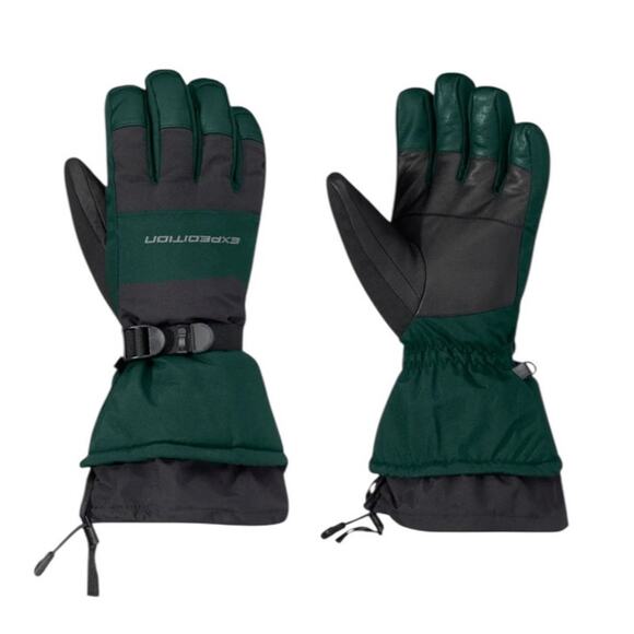 Ski-Doo NEW Expedition Unisex Size Small Gloves Army Green Riding Snowmobile - Picture 1 of 8
